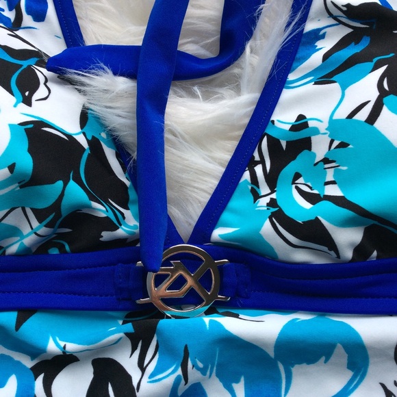 NWT Zeroxposur Floral Tankini Top - Picture 5 of 6